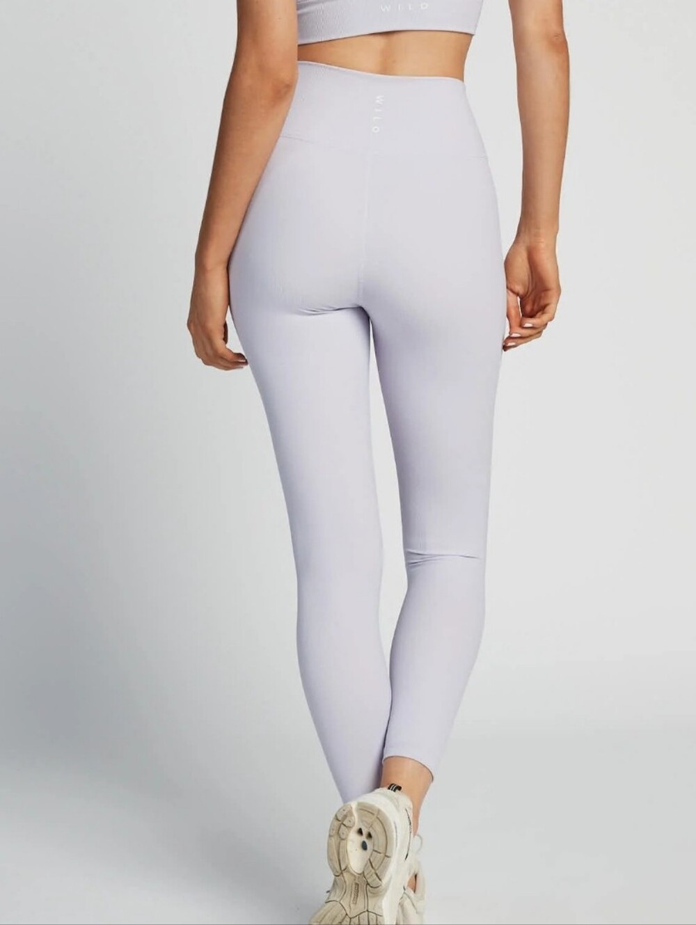 WILO The Label High-Rise Ribbed Leggings Forest Green.